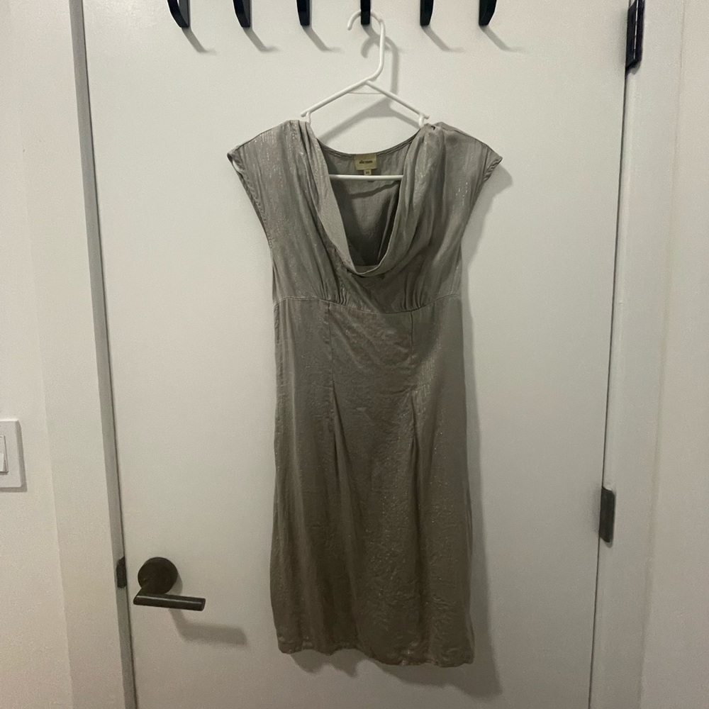 Ella Miss Silk cowl neck dress